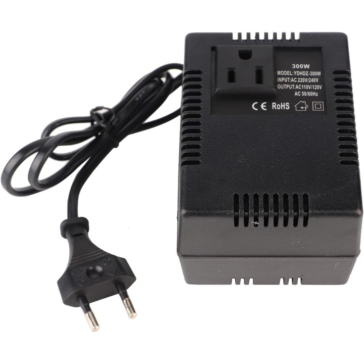 Adaptor Priza 300W Transformator Tensiune AC 220V la 110V, Priza EU