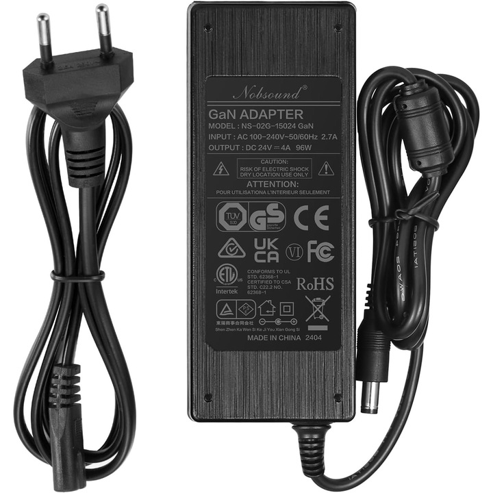 Adaptor Alimentare 24V 4A 96W Universal pentru Amplificatoare, Monitoare