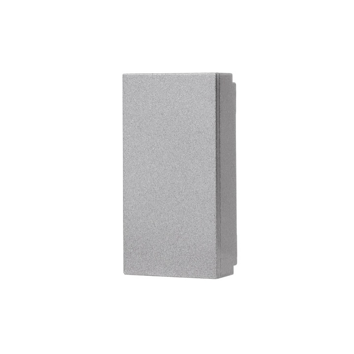 Obturator Luxion Italian LXI-022GY, 1 modul, gri, pentru priza / intrerupator