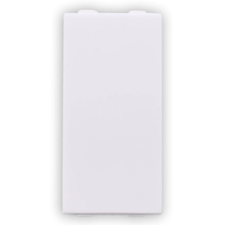Obturator Hoff, 1 modul, alb, pentru priza / intrerupator