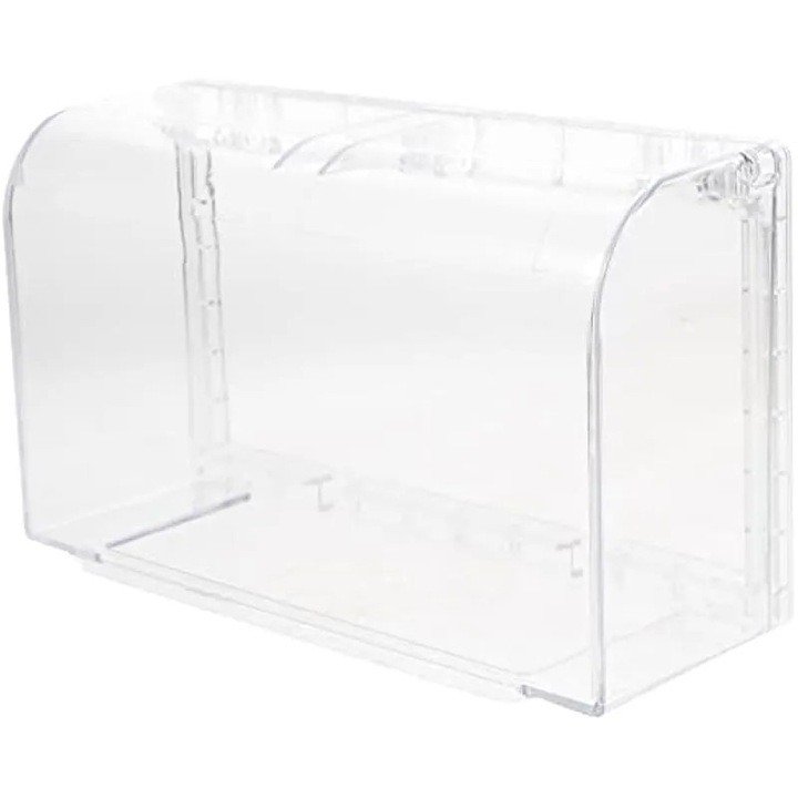 Capac de priza impermeabil, cutie de protectie adeziva cu dubla pozitie, rezistent la stropire, pentru priza de perete din bucatarie si baie, 7, 95 in x 4, 76 in x 2, 95 in