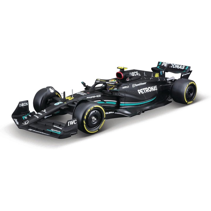 Model F1 Mercedes AMG W14 E Hamilton 1:24 Bburago sisakkal
