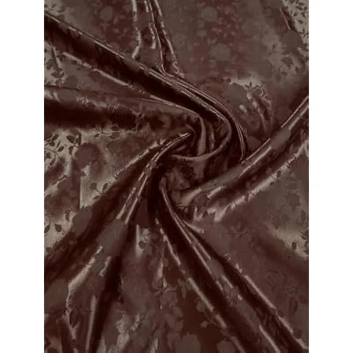 Sedona Designz rózsaszín szatén jacquard brokát anyag, 58" széles, 147 cm - 100% poliészter, ideális ruhákhoz, fehérneműhöz és asztalterítőkhöz