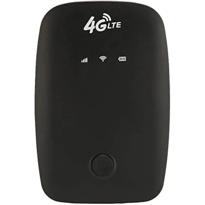 Router cu slot pentru cartela SIM, router hotspot mobil, cartela SIM, negru, ABS, 4G, hotspot mobil Wifi, slot pentru cartela SIM, baterie de 2100Mah, router Wifi 4G portabil pentru utilizatorii de masini, calatorii de afaceri