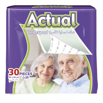 Aleze / Protectii pentru pat Adult Actual Double, 90x60 cm, 30 bucati Aleze / Protectii pentru pat Adult Actual Double, 90x60 cm, 30 bucati