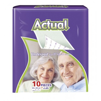 Aleze / Protectii pentru pat Adult Actual Double, 90x60 cm, 10 bucati Aleze / Protectii pentru pat Adult Actual Double, 90x60 cm, 10 bucati