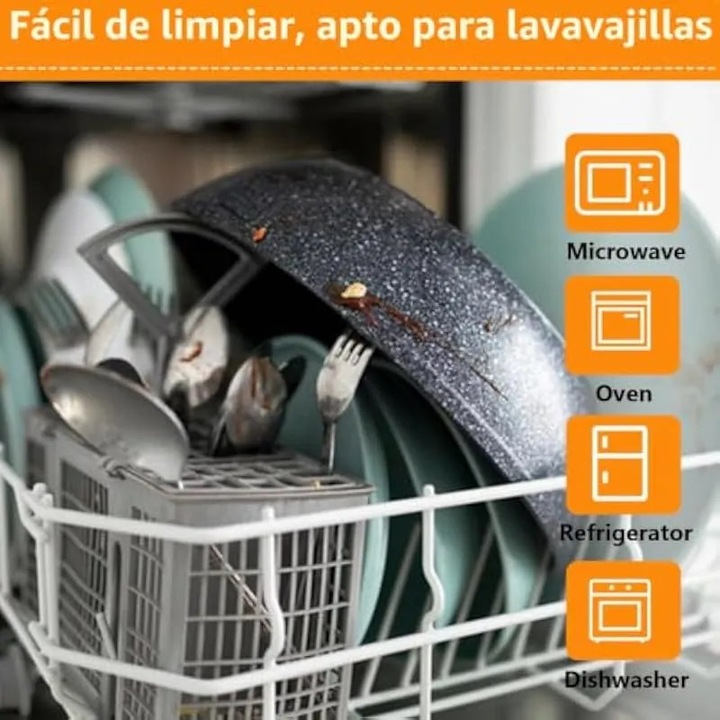 Set de 8 linguri din otel inoxidabil, lingurite de supa de 19 cm