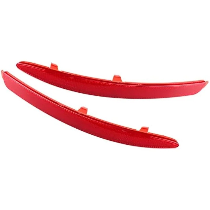 pereche reflector bara spate ABS stanga si dreapta potrivit pentru Sedan - Set reflectorizant bara de protectie auto usor de instalat