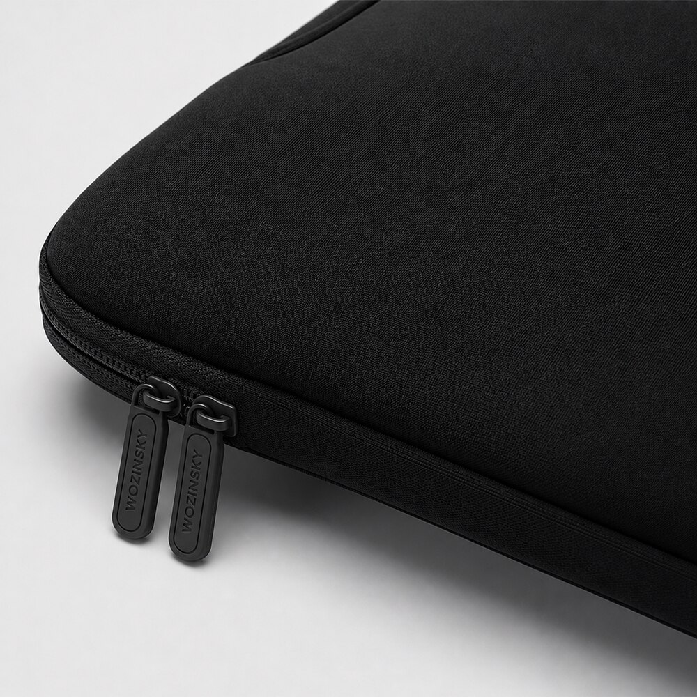 Geanta laptop Wozinsky WNT-11B compatibila cu laptop 10-11 inch, Maner retractabil, Neopren, Negru