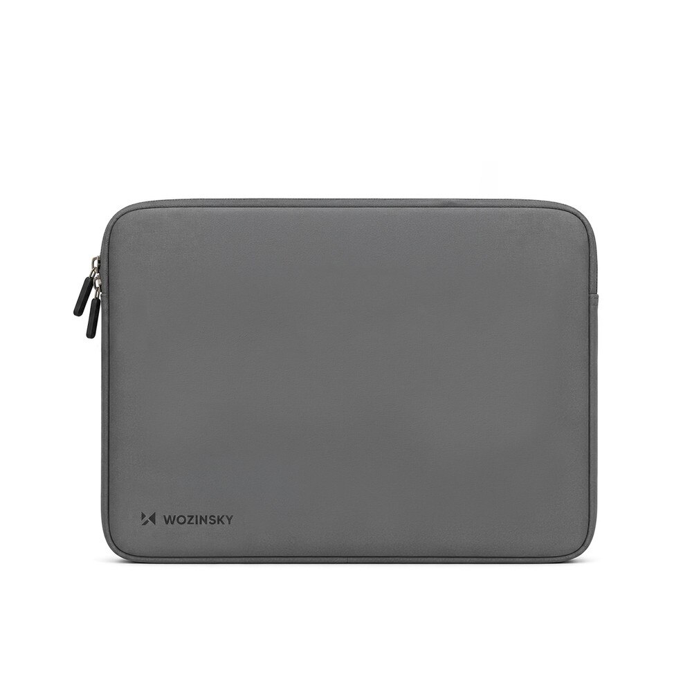 Husa laptop Wozinsky WNL-15G compatibila cu laptop 15.6 inch, Neopren, Gri