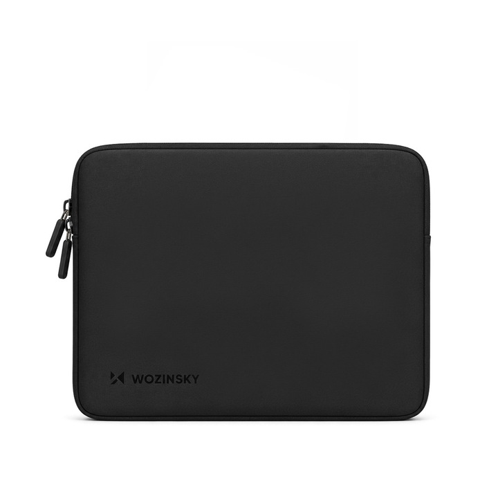 Husa laptop Wozinsky WNL-10B compatibila cu laptop 10-11 inch, Neopren, Negru