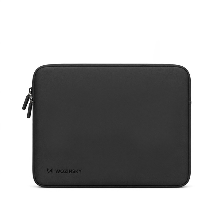 Husa laptop Wozinsky WNL-13B compatibila cu laptop 13-14 inch, Neopren, Negru