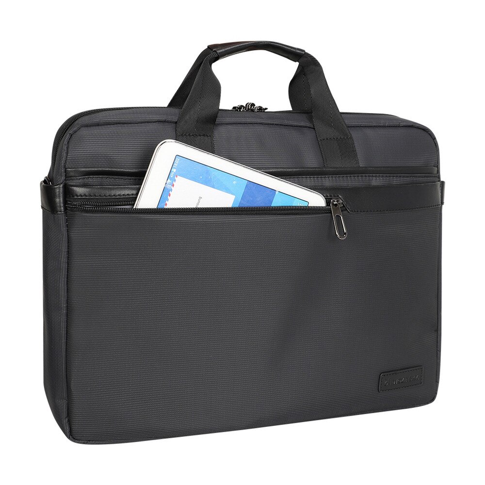 Geanta laptop Wozinsky WET-15 compatibila cu laptop 15.6 inch, Curea ajustabila, Negru