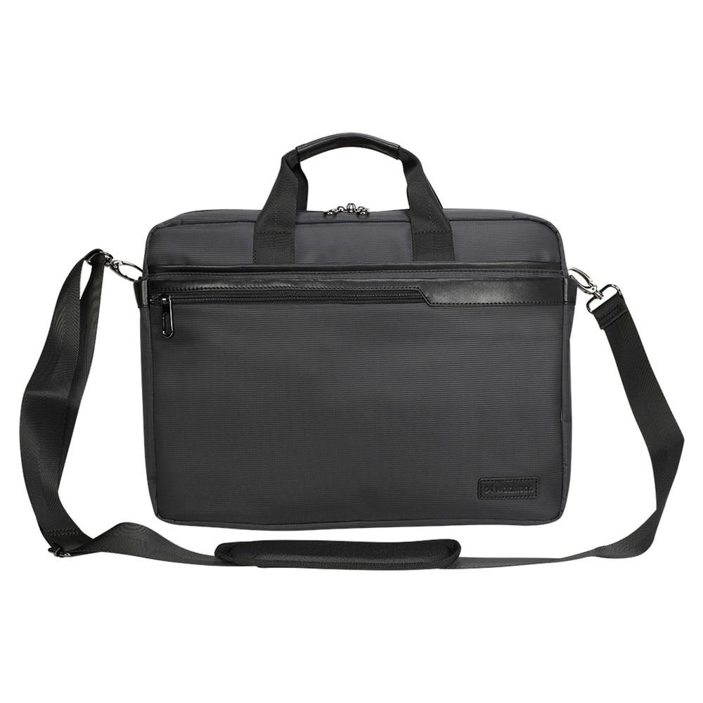 Geanta laptop Wozinsky WET-15 compatibila cu laptop 15.6 inch, Curea ajustabila, Negru