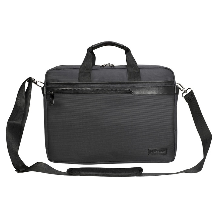 Geanta laptop Wozinsky WET-15 compatibila cu laptop 15.6 inch, Curea ajustabila, Negru