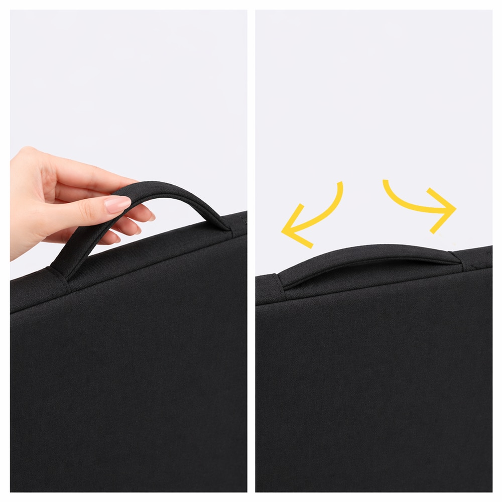 Geanta laptop Wozinsky WTNP-14B compatibila cu laptop 13-14 inch, Maner retractabil, Negru