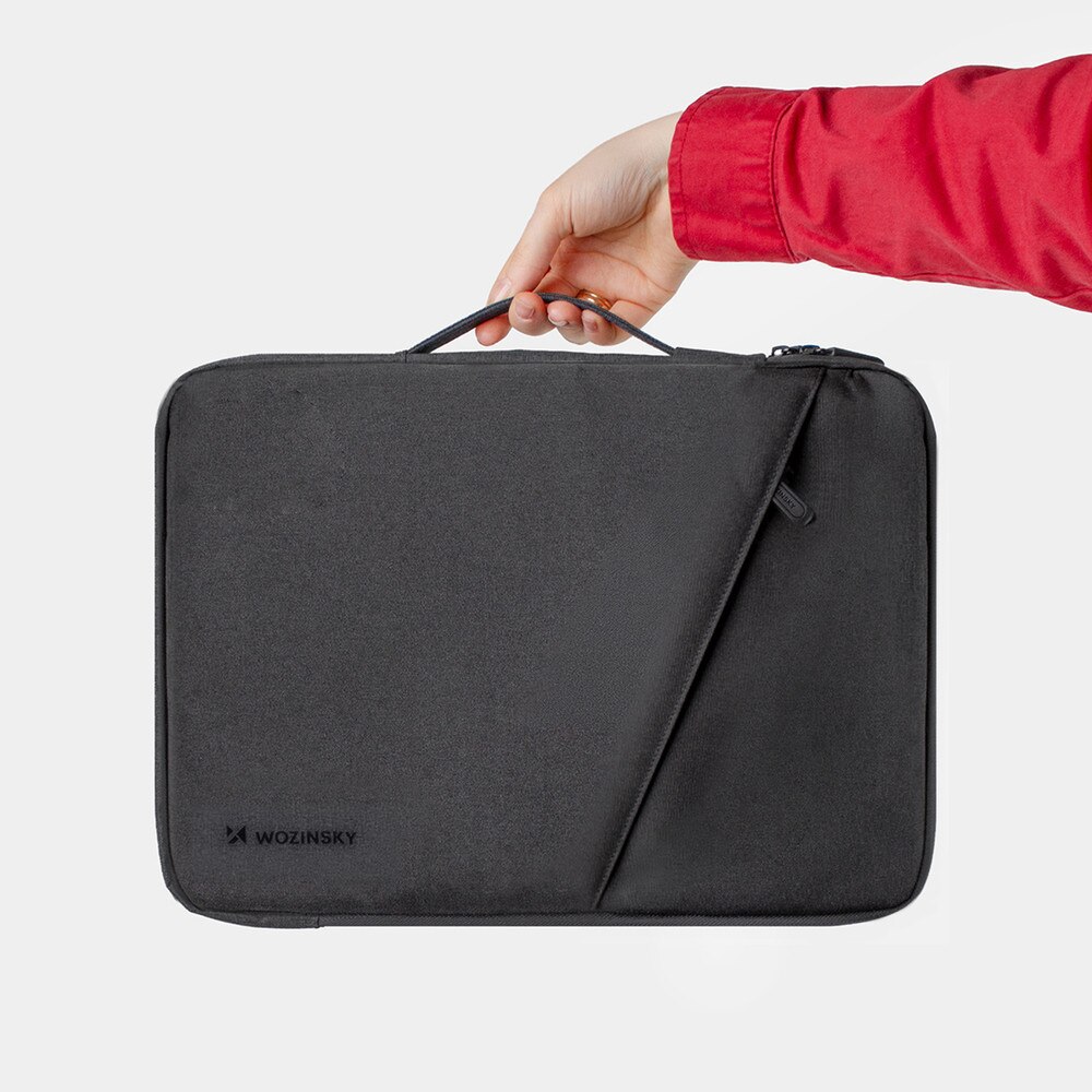 Geanta laptop Wozinsky WTNP-14B compatibila cu laptop 13-14 inch, Maner retractabil, Negru