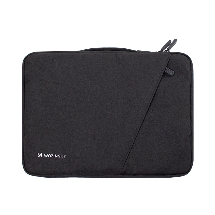 Geanta laptop Wozinsky WTNP-17B compatibila cu laptop 17 inch, Maner retractabil, Negru