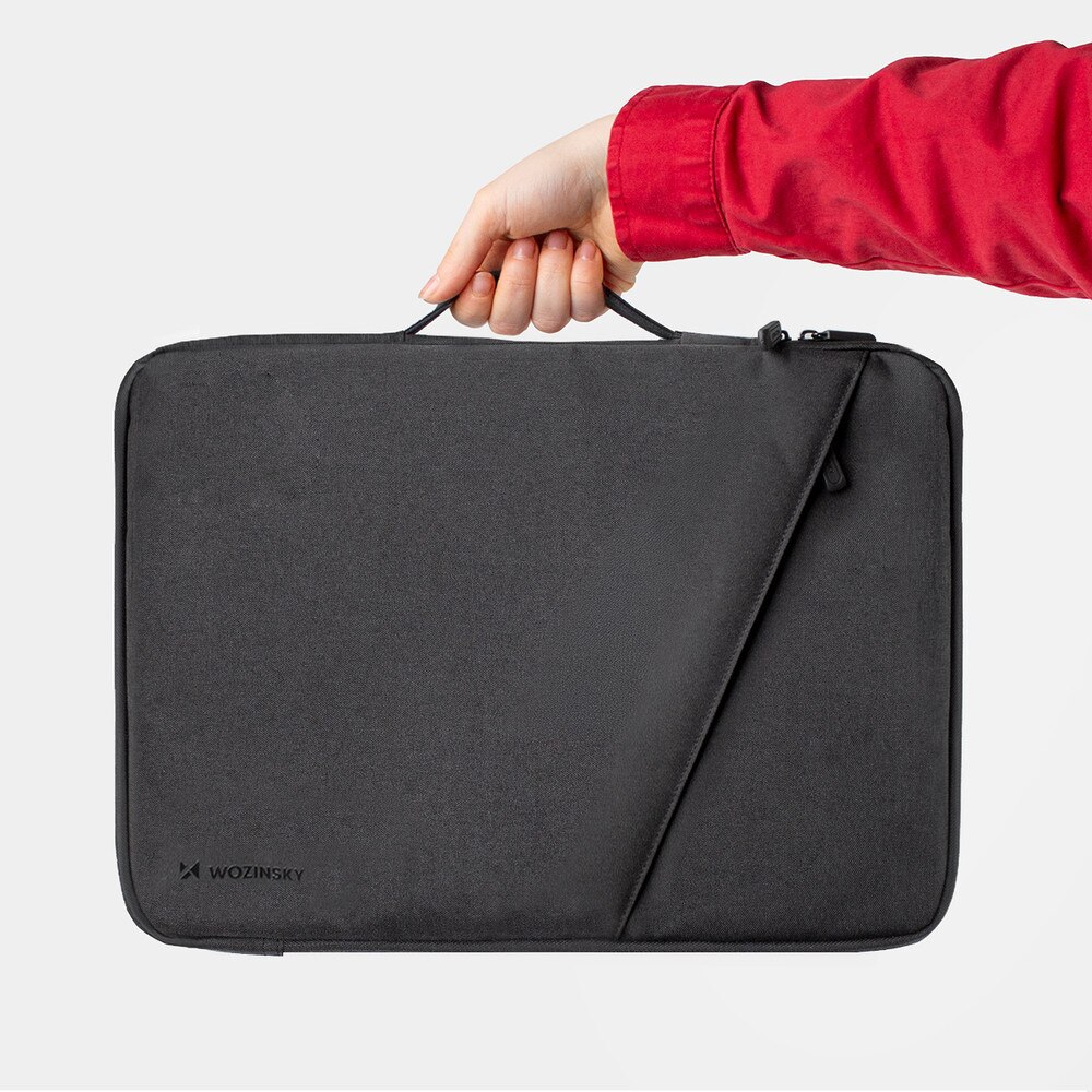 Geanta laptop Wozinsky WTNP-15B compatibila cu laptop 15.6 inch, Maner retractabil, Negru