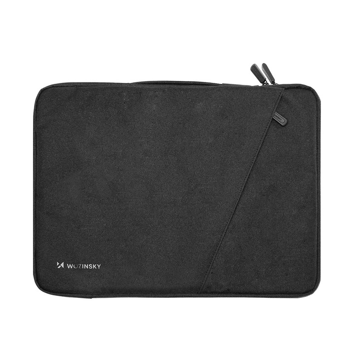 Geanta laptop Wozinsky WTNP-15B compatibila cu laptop 15.6 inch, Maner retractabil, Negru