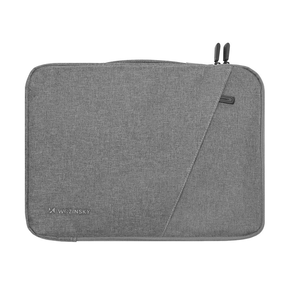 Geanta laptop Wozinsky WTNP-14G compatibila cu laptop 13-14 inch, Maner retractabil, Gri