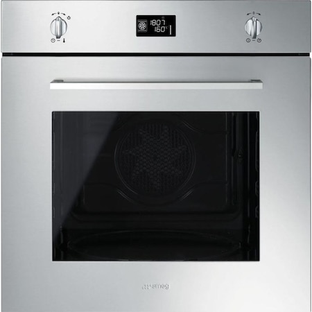 Cuptor incorporabil Smeg Selezione SF496XE, electric, multifunctional, 60cm, inox antiamprenta