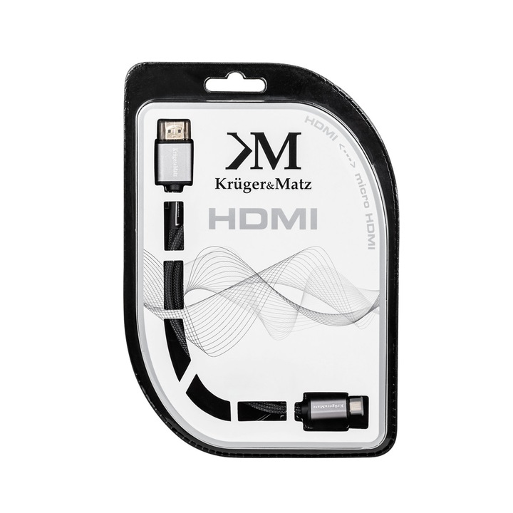 Кабел 2.0 HDMI към micro HDMI D 1.8 м Професионален Kruger&Matz