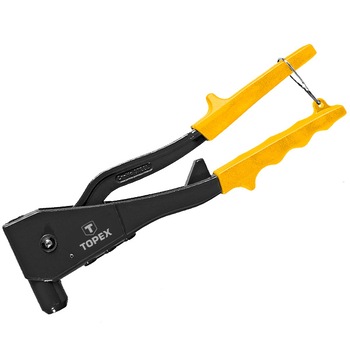 Cleste pentru popnituri, TOPEX, 43E110, pentru nituri din aluminiu, otel, otel inoxidabil Cleste pentru popnituri, TOPEX, 43E110, pentru nituri din aluminiu, otel, otel inoxidabil