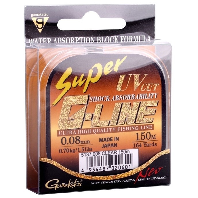 Fir Gamakatsu Super G-Line Neo 0.16mm 2.5Kg 150M Transparent