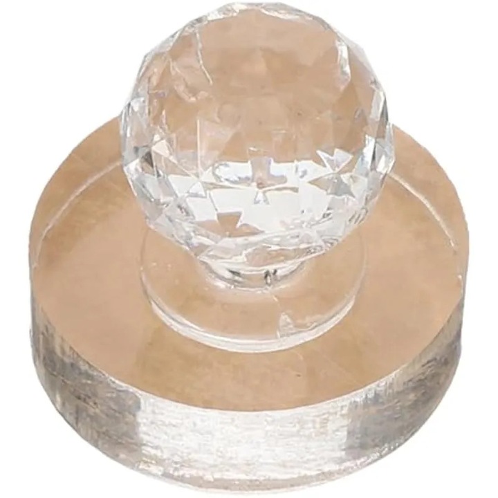 Szemhéjfesték préselő forma akril 30 mm, kerek, átlátszó, K0584-CJ-260826-1876