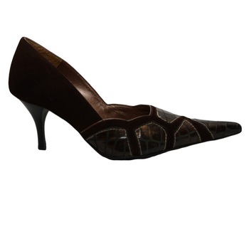 Pantofi originali, cu decupaj atent finisat, D&J Exclusive, Maro Pantofi originali, cu decupaj atent finisat, D&J Exclusive, Maro
