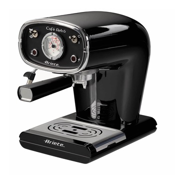 Espressor Ariete Caffe Retro Nera 1388 Bk, 15bar, 850W, 1 L, Negru Espressor Ariete Caffe Retro Nera 1388 Bk, 15bar, 850W, 1 L, Negru