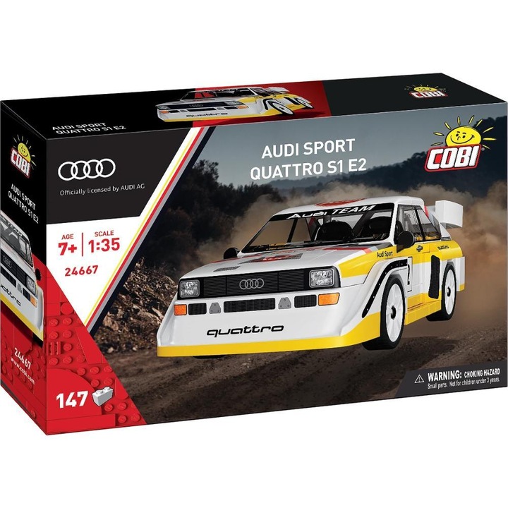 Комплект за сглобяване Audi Quattro S1 E2, 147 части