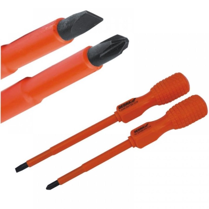 Dedra lapos csavarhúzó 1.6x8.0x150 mm szigetelt