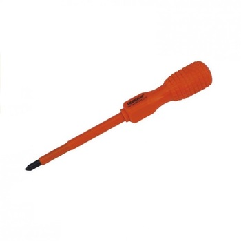 Surubelnita izolata electrician cap cruce , CrV, 100mm, numarul 2, Dedra Surubelnita izolata electrician cap cruce , CrV, 100mm, numarul 2, Dedra