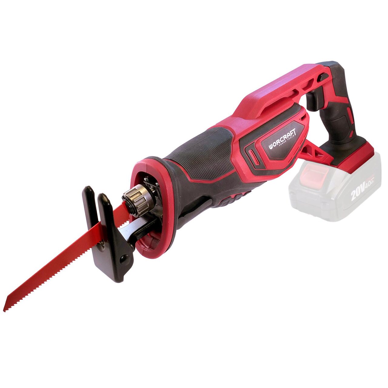 Fierastrau tip sabie fara fir, CSS-S20, Li 20V 4Ah, (acumulator neinclus), Worcraft