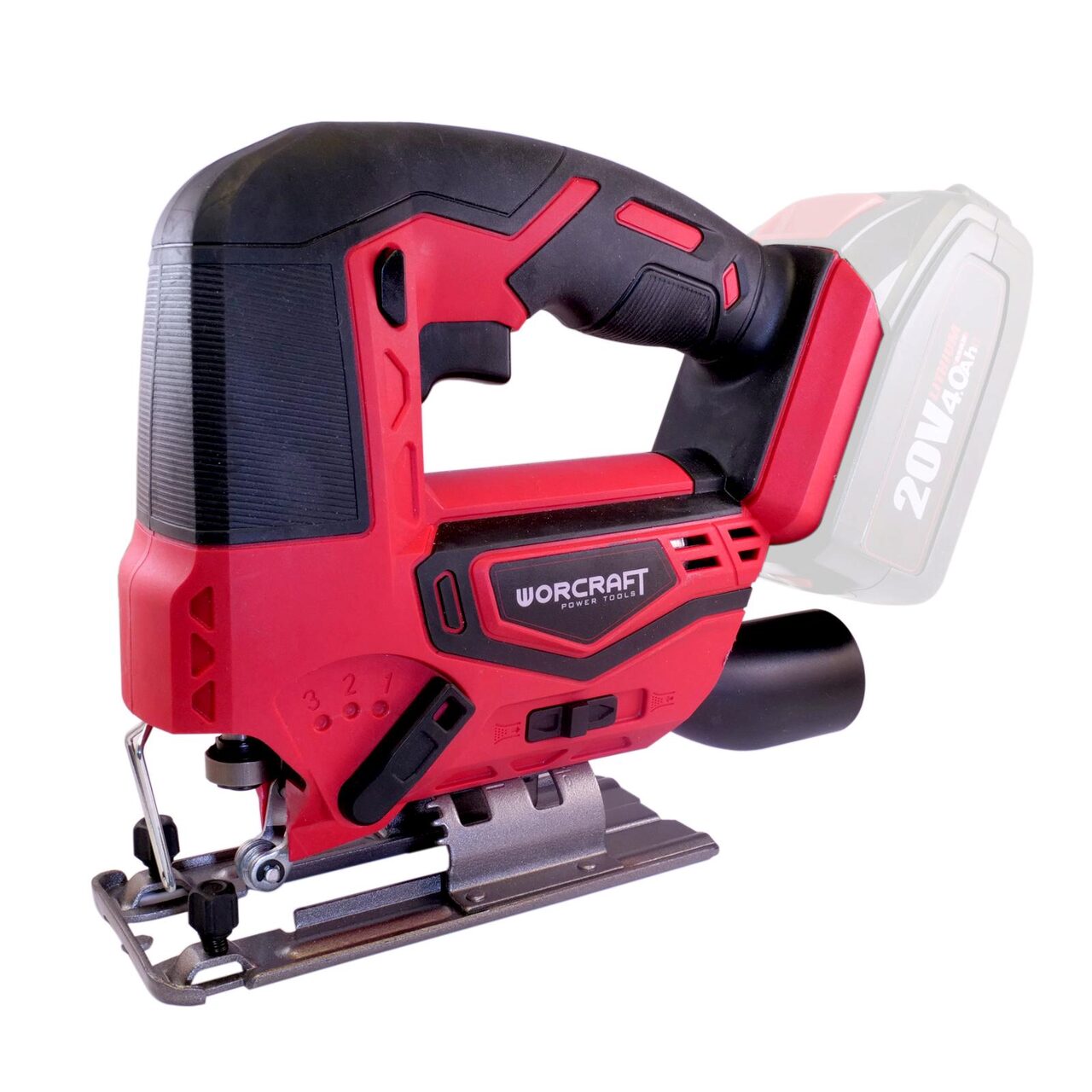 Fierastrau pendular pe acumulator (acumulator neinclus) 20 V Li-ion, WORCRAFT