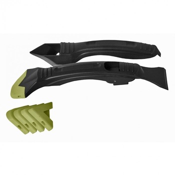 Set de unelte pentru intins si curatat silicon cu 5 varfuri, Dedra Set de unelte pentru intins si curatat silicon cu 5 varfuri, Dedra