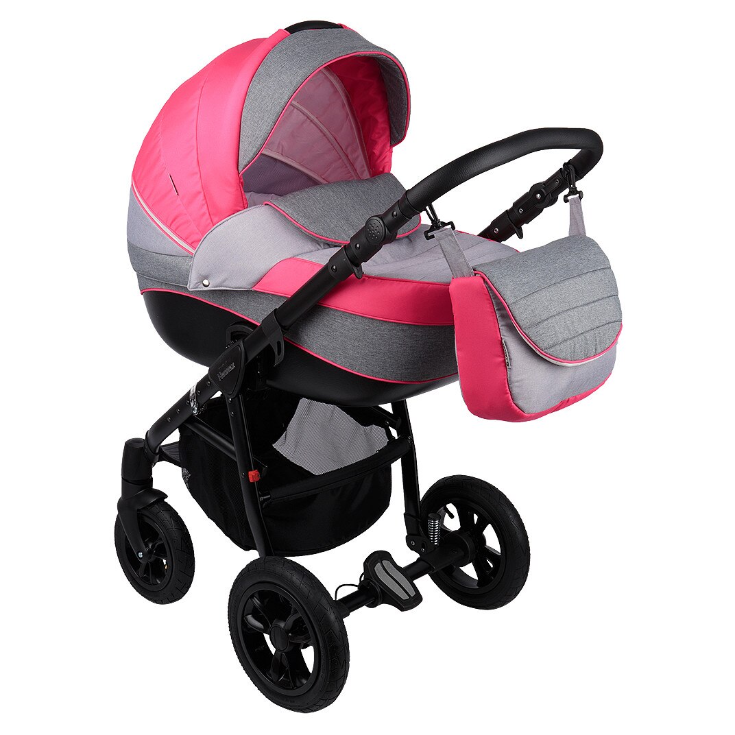 Carucior 3 in 1 Adamex Neonex TIP26C, Roz/Gri
