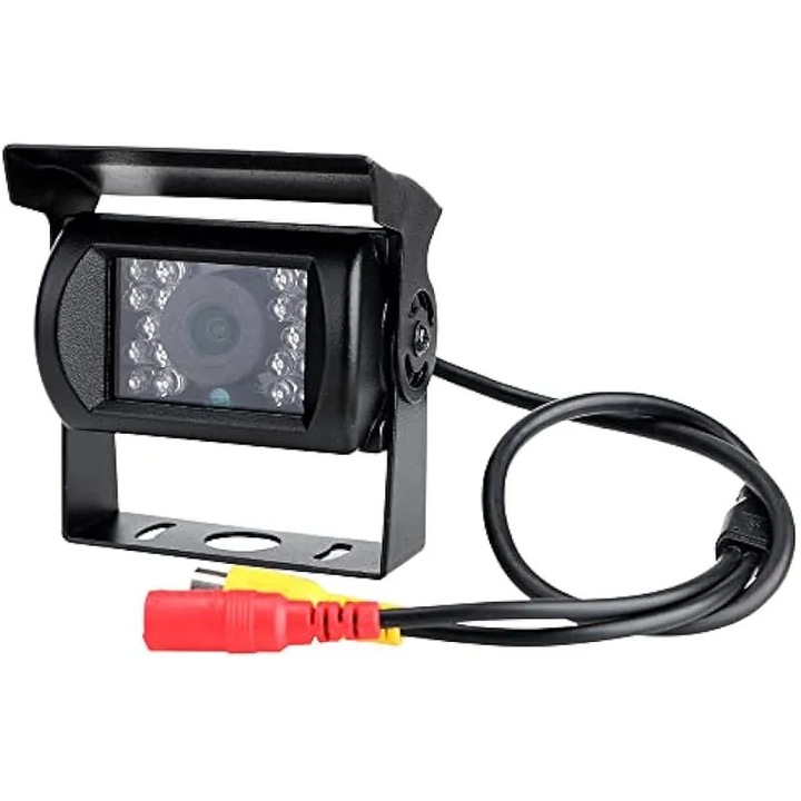 Monitor de inalta definitie pentru camion remorci parcare camera de mers inapoi masina camera IR viziune nocturna suport autobuz LED camera vedere spate (cablu AV)