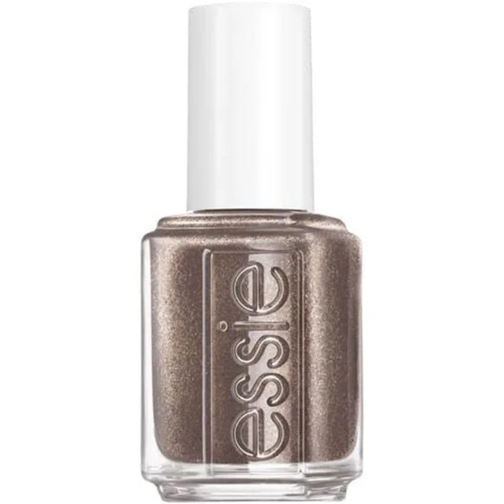 Lac de unghii Essie Under Locket & Key (Essie-827), shimmer argintiu cu reflexe aurii, 13,5 ml