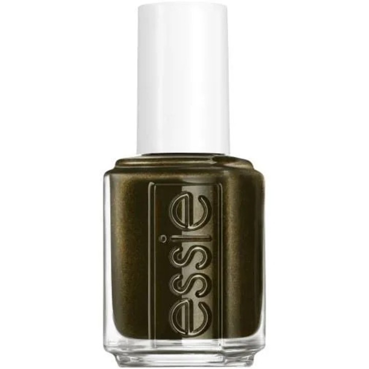 Lac de unghii Essie High Voltage Vinyl Essie-808, verde onix cu perla aurie, 13,5 ml
