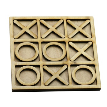 Joc logica TIC TAC TOE, tip X si 0, 15 x 15 cm, lemn, OnemisFlot Joc logica TIC TAC TOE, tip X si 0, 15 x 15 cm, lemn, OnemisFlot