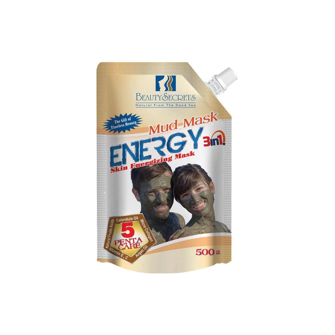 Masca antirid cu namol 3 in 1 Beauty Secrets 500 g