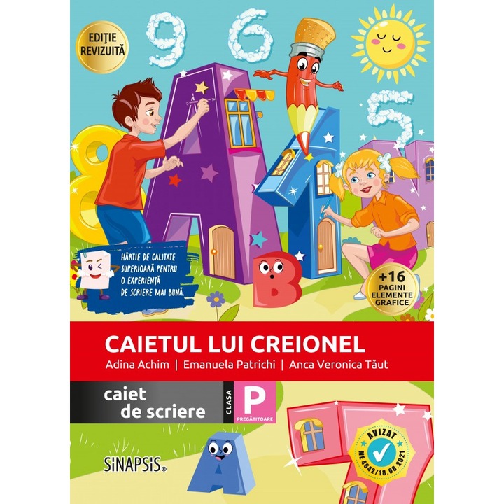 Caietul lui Creionel caiet de scriere clasa pregatitoare Editia 2026 - Anca Veronica Taut