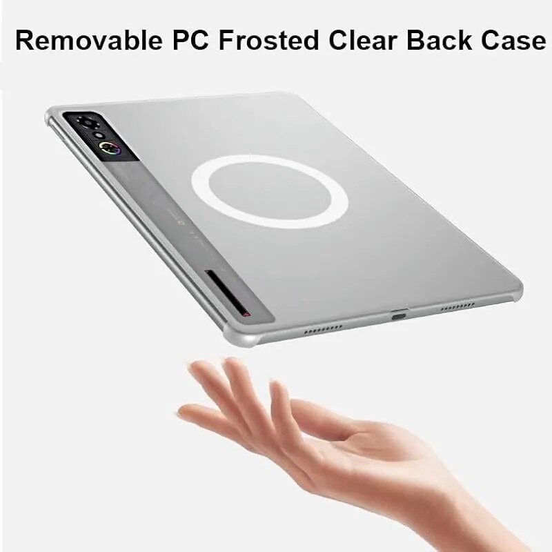 Husa de protectie pentru RedMagic Astra 9.06, separare magnetica prin atasare, manson detasabil cu disipare a caldurii, activare/dezactivare automata a sunetului si unghiuri multiple de vizualizare pentru tableta de jocuri, subtire si usoara (negru)