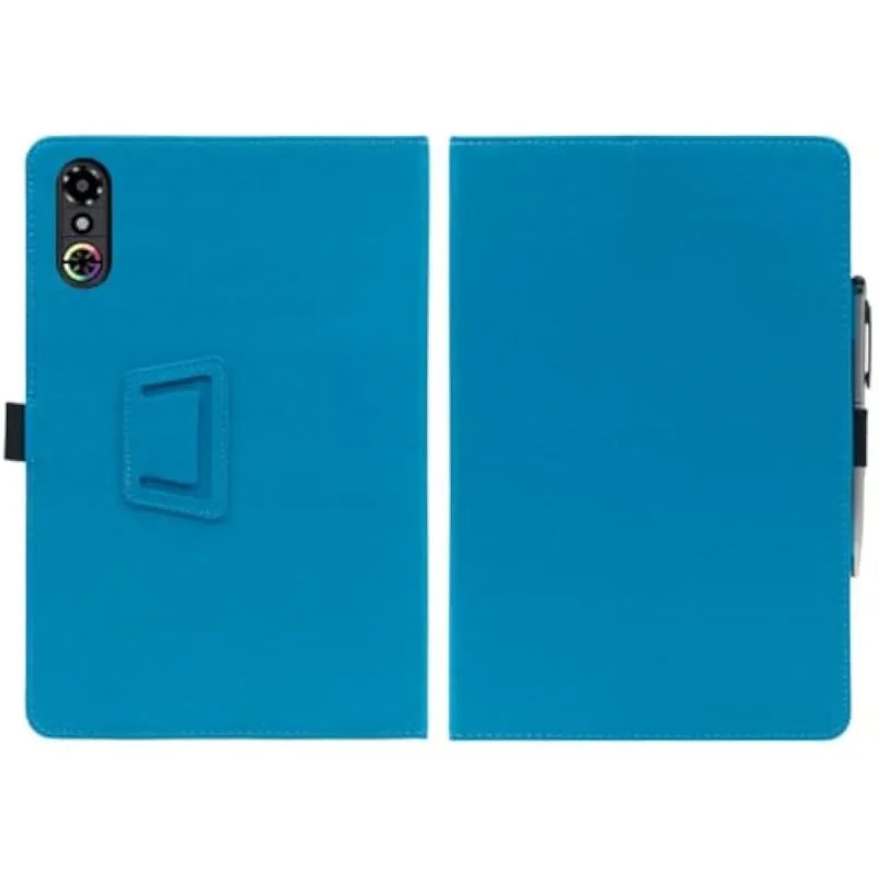 Husa de protectie pentru RedMagic Astra 9, 06 inch, husa din piele PU cu acoperire completa, suport pliabil cu curea de mana, carcasa subtire si usoara (albastru deschis)