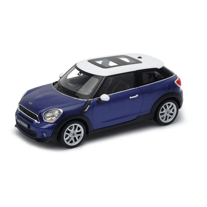 Welly MINI Cooper S Paceman fém autó, 1:24, kék