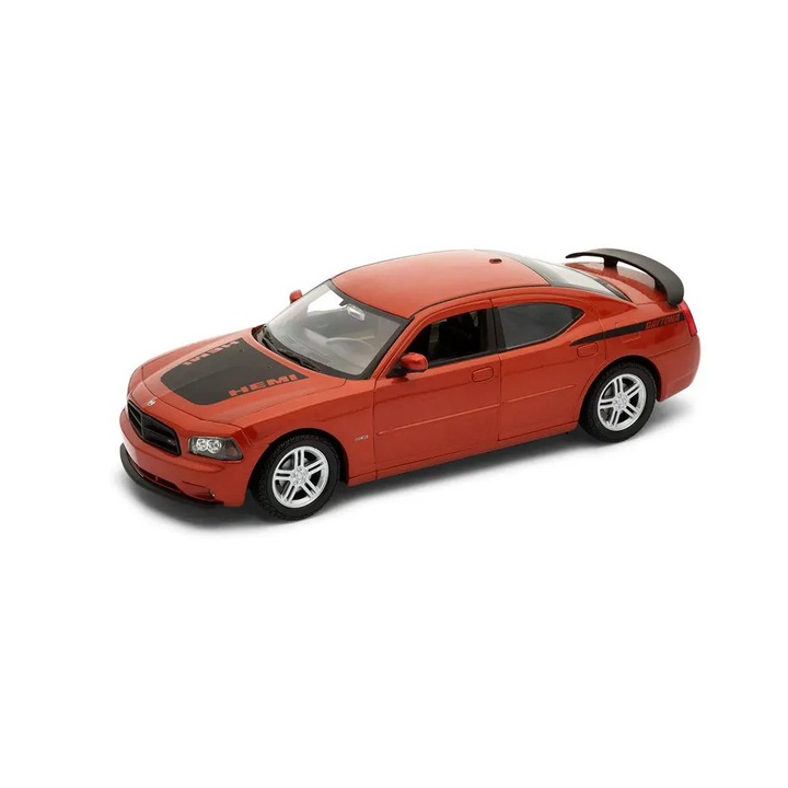 Welly Dodge Charger Daytona R/T fém autó, 1:24, narancssárga