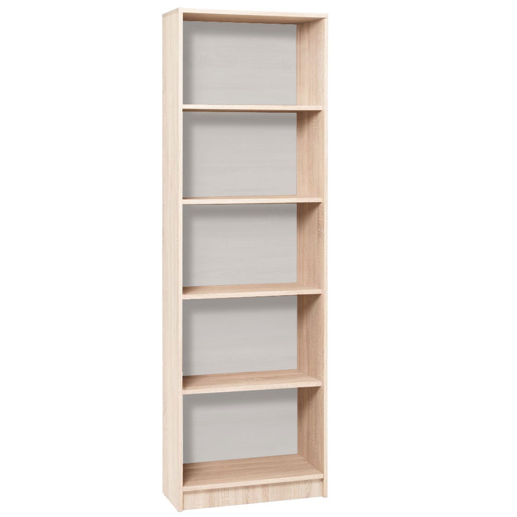 Etajera Lara Office, Stejar Ferrara, 50x32x200 cm